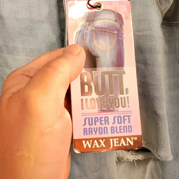 Wax Jean Light Blue Ripped Skinny Jeans - Picture 9 of 9